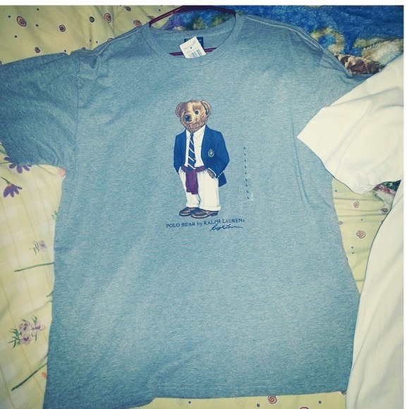AUTHENTIC MEN POLO TEDDY TEES $60