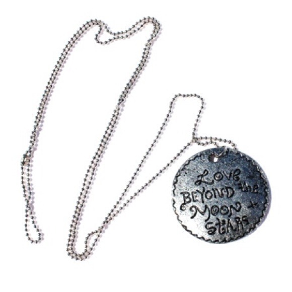 Love Beyond the Moon and Stars Sweater Necklace