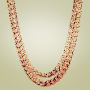 New rose double curb chain