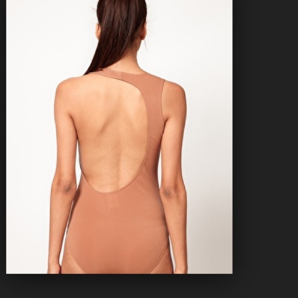 Aqua Asymmetrical bodysuit