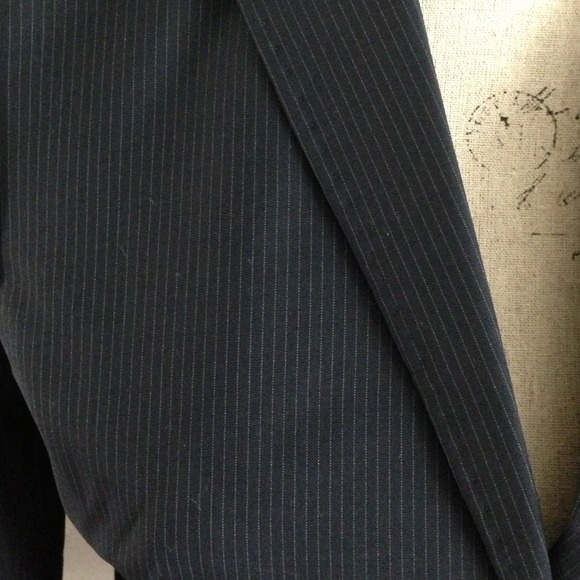 🚫SOLD in Bundle🚫J Crew Navy Pinstripe Jacket! - Picture 3 of 3