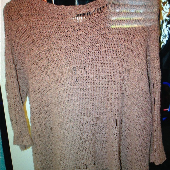 Distressed Oversized Sweater
