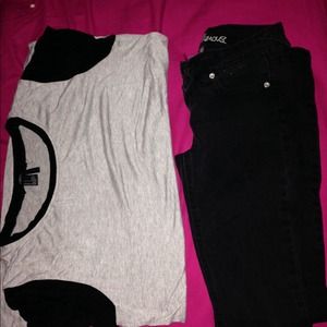 Size 3 jeans size medium shirt