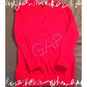 Bundle Gap Hot Pink Cardigan Sweater