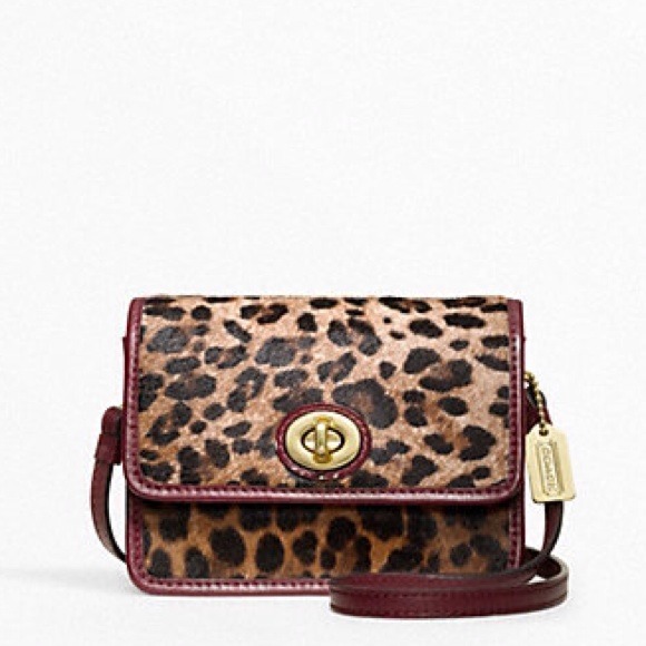 Coach Hair Calf cross body purse