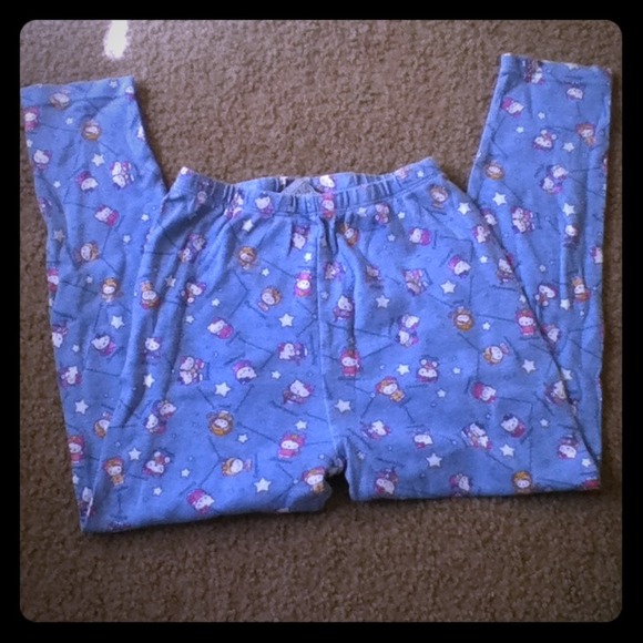 Girls hello kitty PJ pants