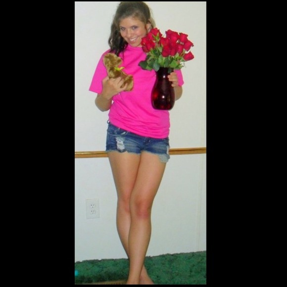 Jean shorts with decorative pockets 7/8