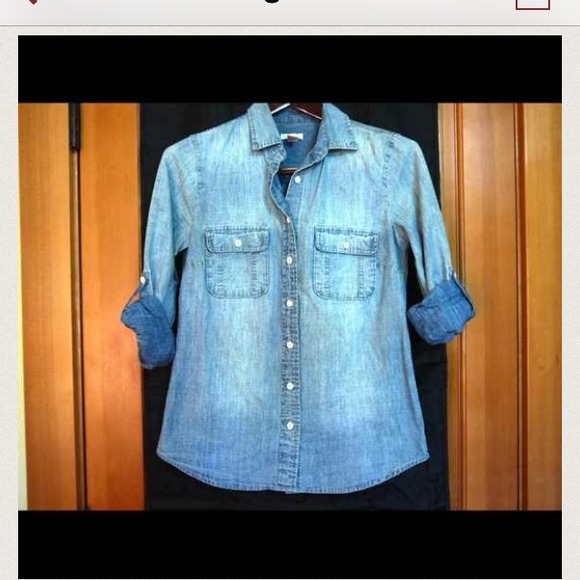 J. Crew chambray shirt