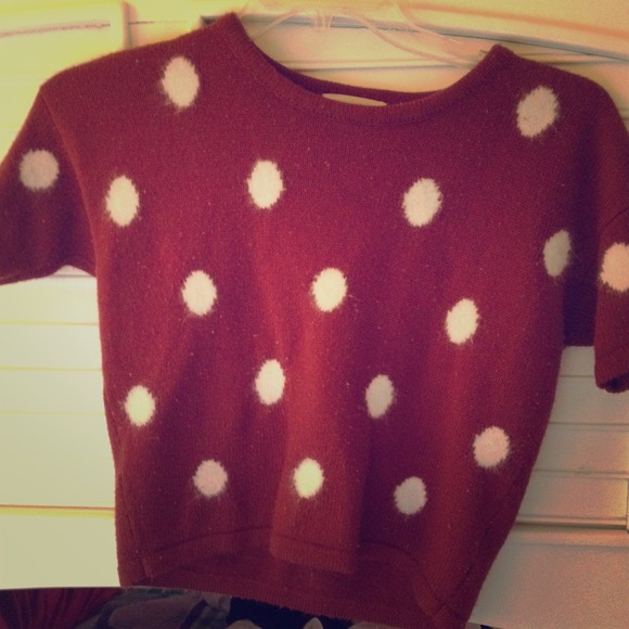 💎💎💎SOLD Polka dot crop top💎💎💎