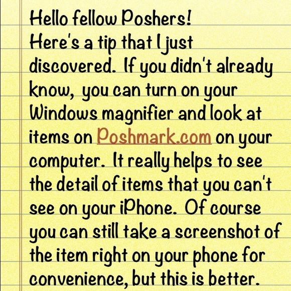 Handy Poshmark tip!!