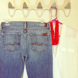 Boot cut 7 for All Mankind Light Wash Jeans