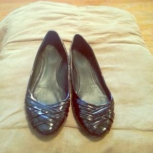 🌻 Black ALDO Patent Leather Flats