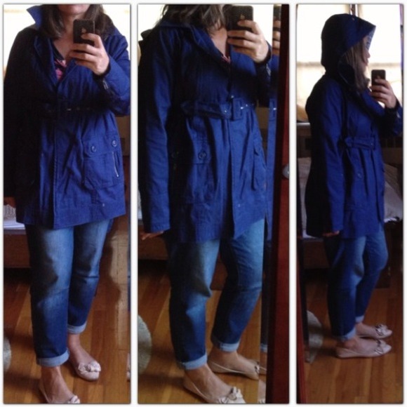 ❌Sold❌zara hooded coat jacket. Very cool. NWOT - Picture 3 of 4