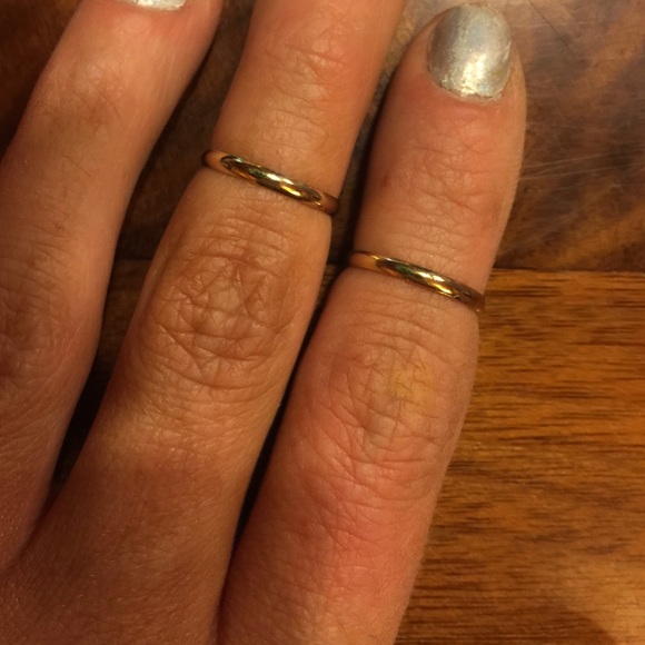 Gold Midi Rings - Picture 4 of 4