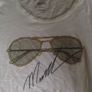 Michael Kors t-shirt with sunglasses logo
