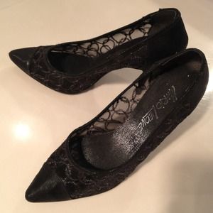 FINAL SALE🎉Mario Leone Vintage 80's Black Heels