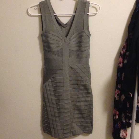 Bebe Grey Dress