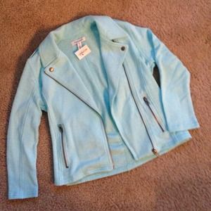 Light teal, cotton jacket