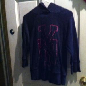 NY logo hooded sweater