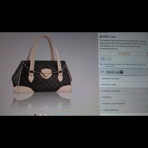 🔥⏳SOLD-LAYAWAY 🔥⏳Louis Vuitton Beverly GM Bag