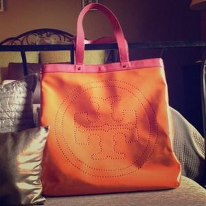 Large Tory Burch tote REDUCED PRICE