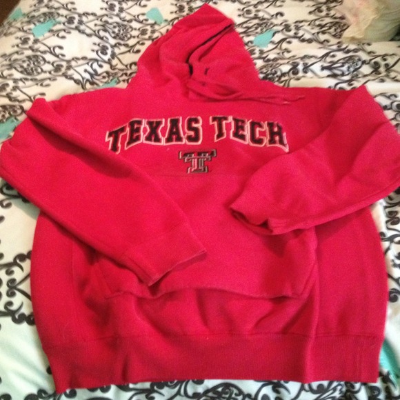Small Texas Tech red hooded sweater