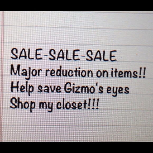 Big sales!!!!!  Save my puppies eyes!!!