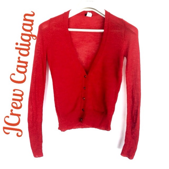 💙DONATED💙JCrew Red Cardigan