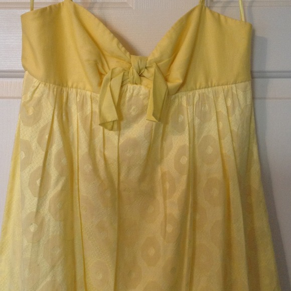 BCBG Max Azria sunshine yellow sundress - Picture 2 of 4