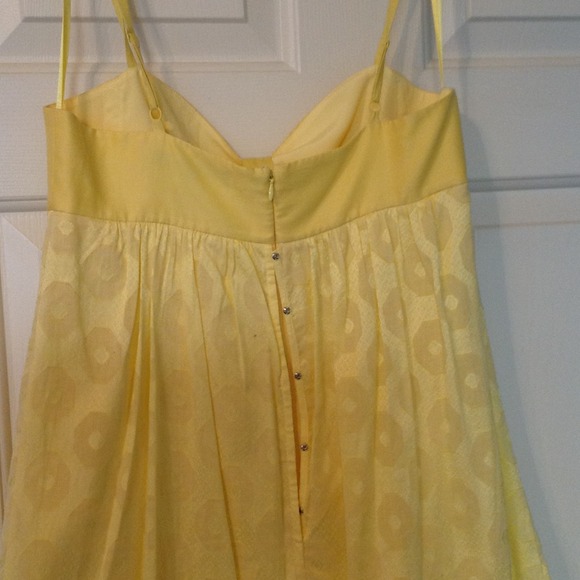 BCBG Max Azria sunshine yellow sundress - Picture 3 of 4