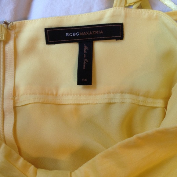 BCBG Max Azria sunshine yellow sundress - Picture 4 of 4