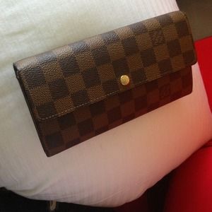 Louis Vuitton Sarah wallet in Damier in Ebene