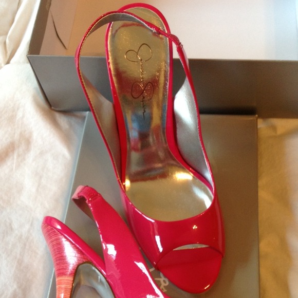 Hot pink Jessica Simpson heels