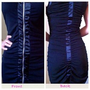 Little black Dress, Front Zipper