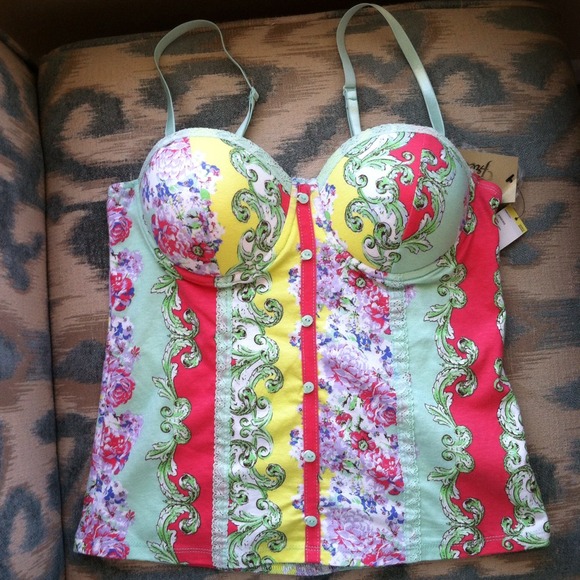 Floral Corset Top