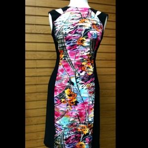 Joseph Ribkoff graffiti dress