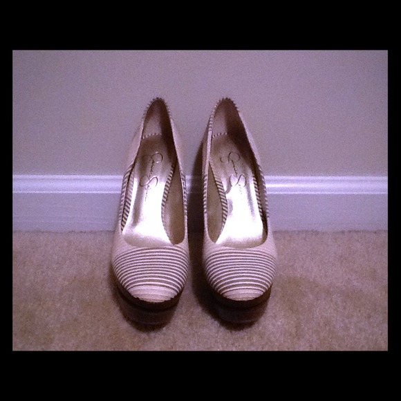 Pink & Brown Platform Pumps