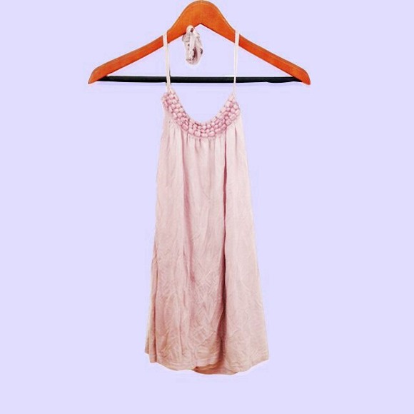 NWT Lavender halter with rhinestones
