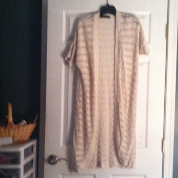Open Cream Sweater