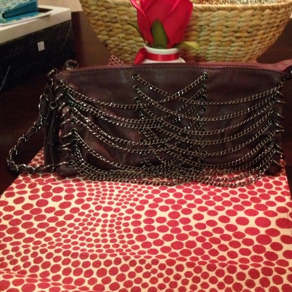 Handbags - Chains everywhere! Clutch bag