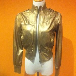 Gold metallic jacket