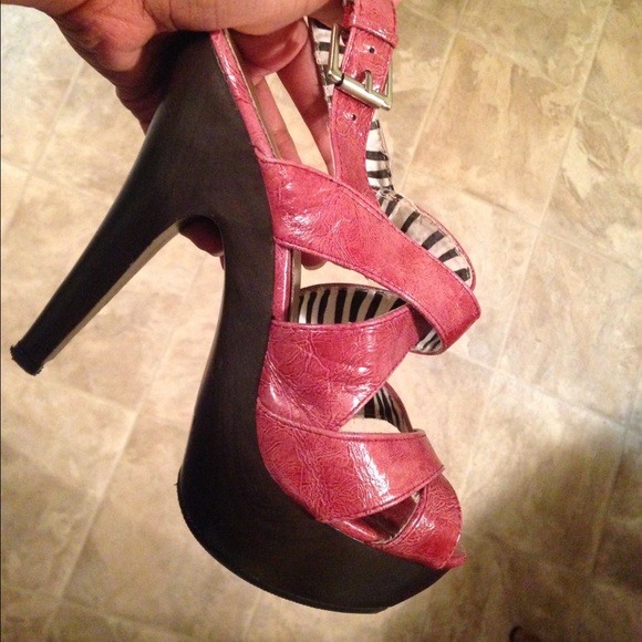 Dark Red Patent Leather Sandals 🔴BOGO 1/2 price