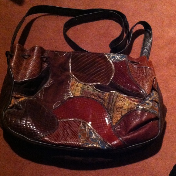 Carlos Falchi cross-body purse