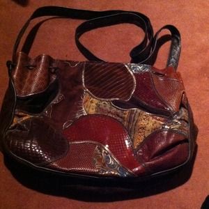 Carlos Falchi cross-body purse