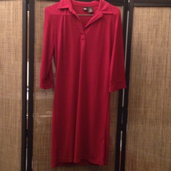 Jewel toned red dress