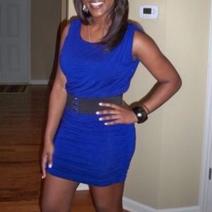 Forever 21 Sexy Blue Dress