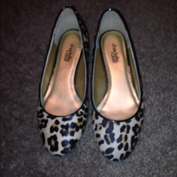 Leopard print flats