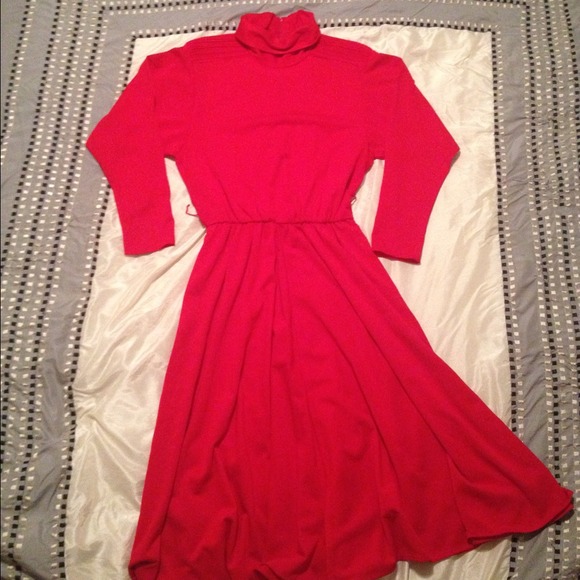 Lovely red dress by by positive attitude