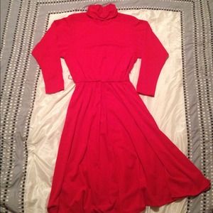 Lovely red dress by by positive attitude