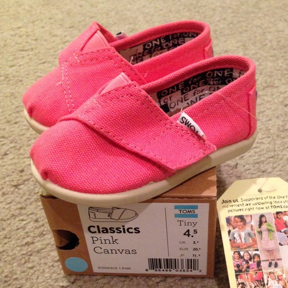 Pink Infant / Little girls Toms